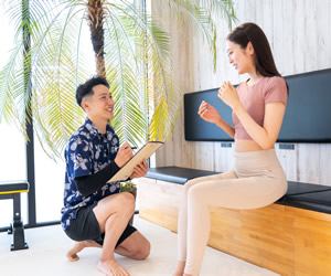 鶴見孝一のトレーニング指導風景1